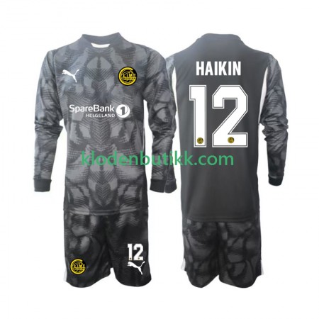 FK Bodo Glimt Nikita Haikin 12 Keeper Barn Hjemme Fotballdrakt 2025 Langermet